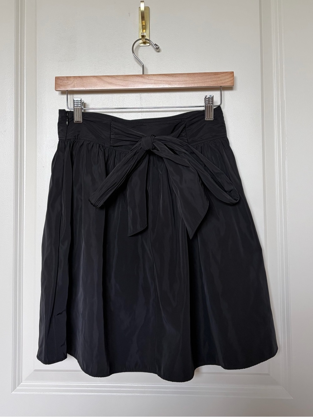 Express Black Mini Skirt with Bow Detail - Picture 2 of 7